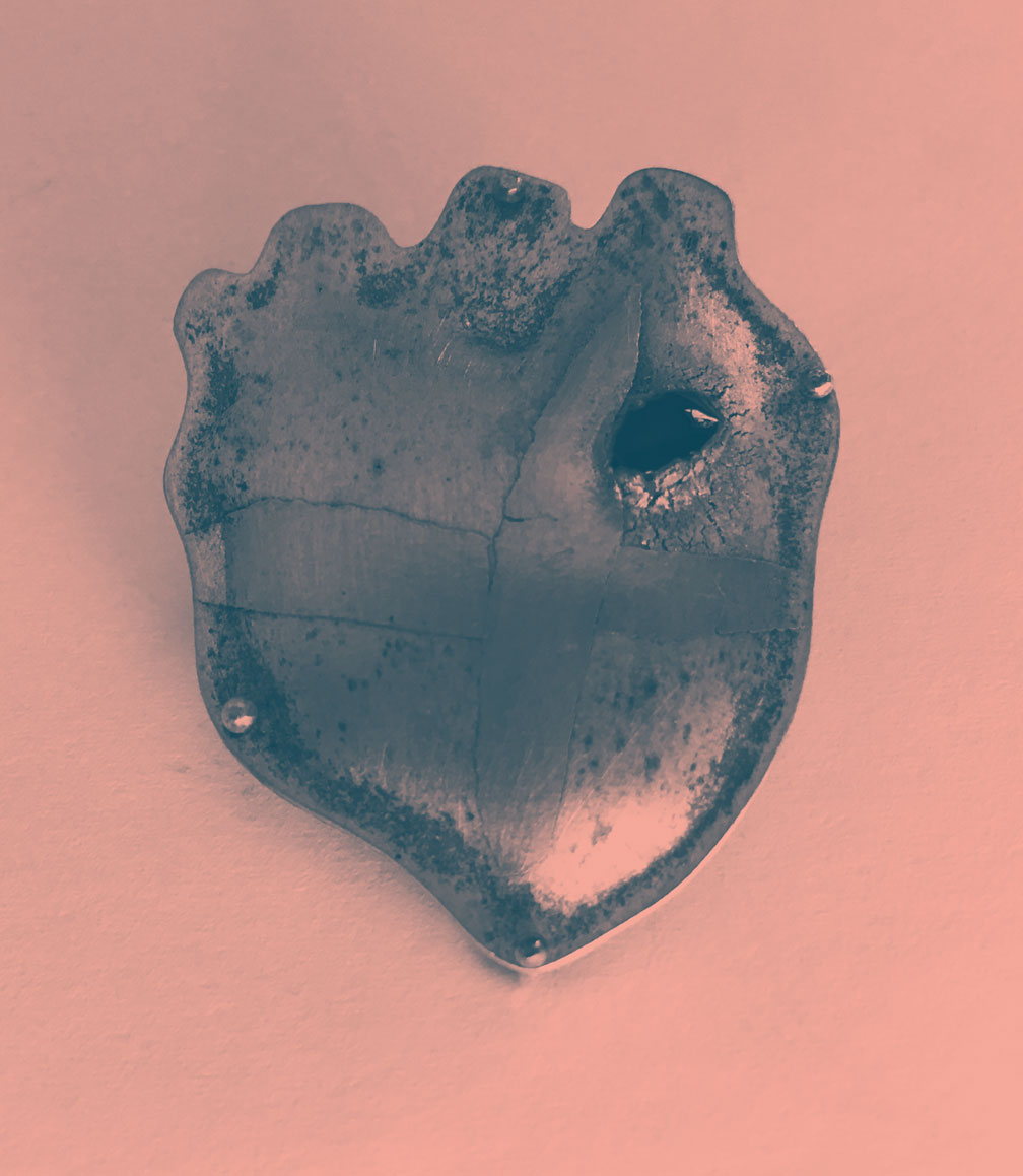 A photograph of a brooch designed and fabricated by The Findings
